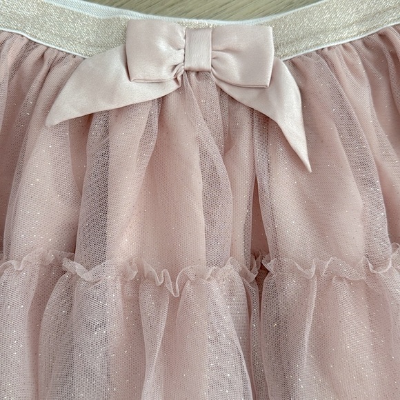 NWT H&M Pink Sparkle Mini Tulle Skirt 2-4y - Picture 2 of 4